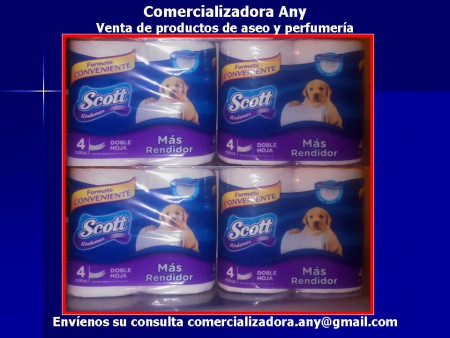 Papel higiénico Scott 30 Mtrs doble hoja 